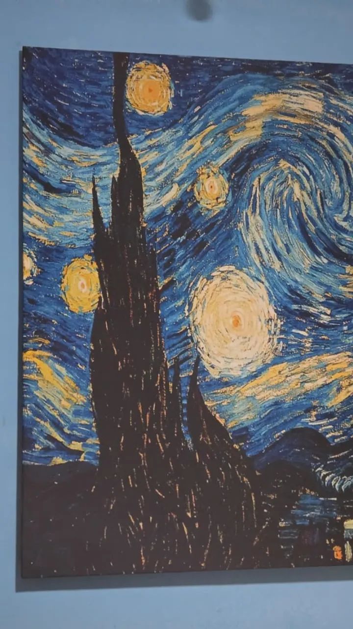 Quadro Noite Estrelada Grande - Foto 2