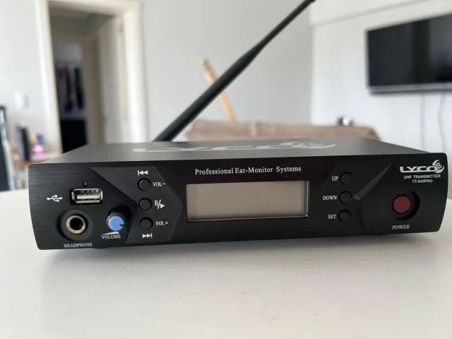 Sistema Lyco Ear Pe640 Pro Sem Fio Retorno Cor Preto - Foto 3