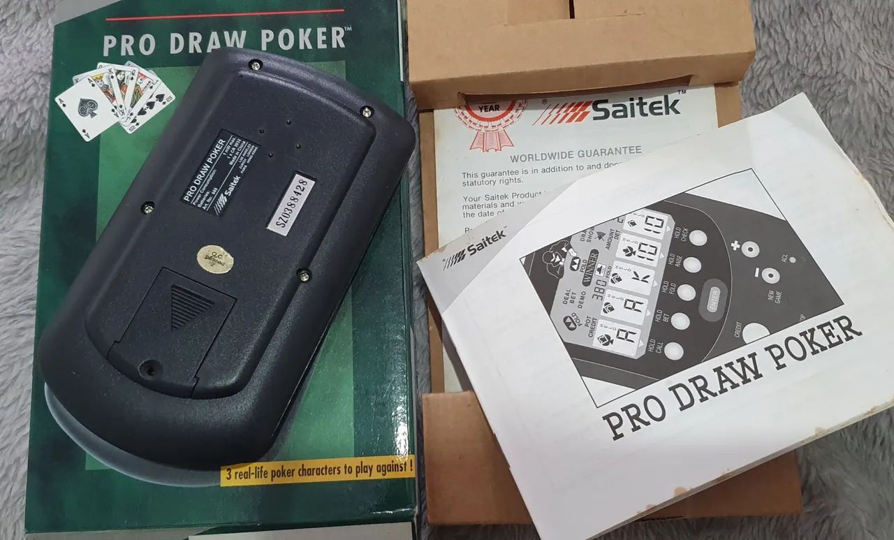Saitek Pro draw Poker mini game importado na caixa - Foto 4