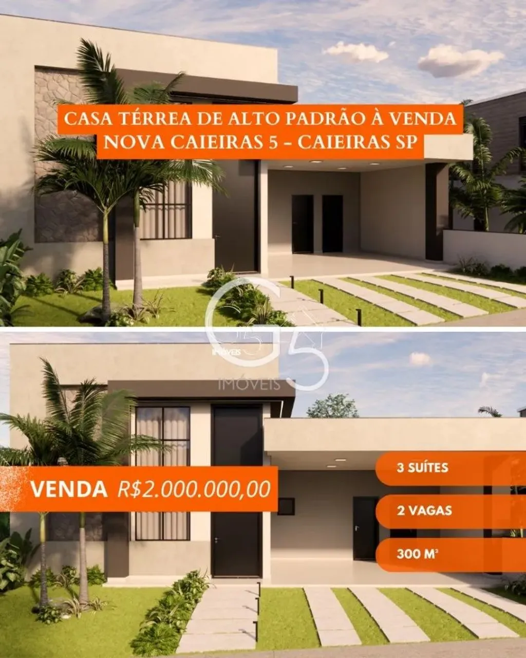 Casa em Condomínio de Luxo em Nova Caieiras-SP 3 Quartos, 3 Suítes, 2 Salas 4 Banheiros 4 