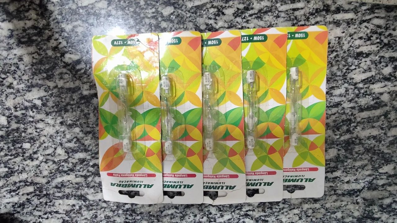 Lâmpadas Halógenas 150W - 127V - NOVAS