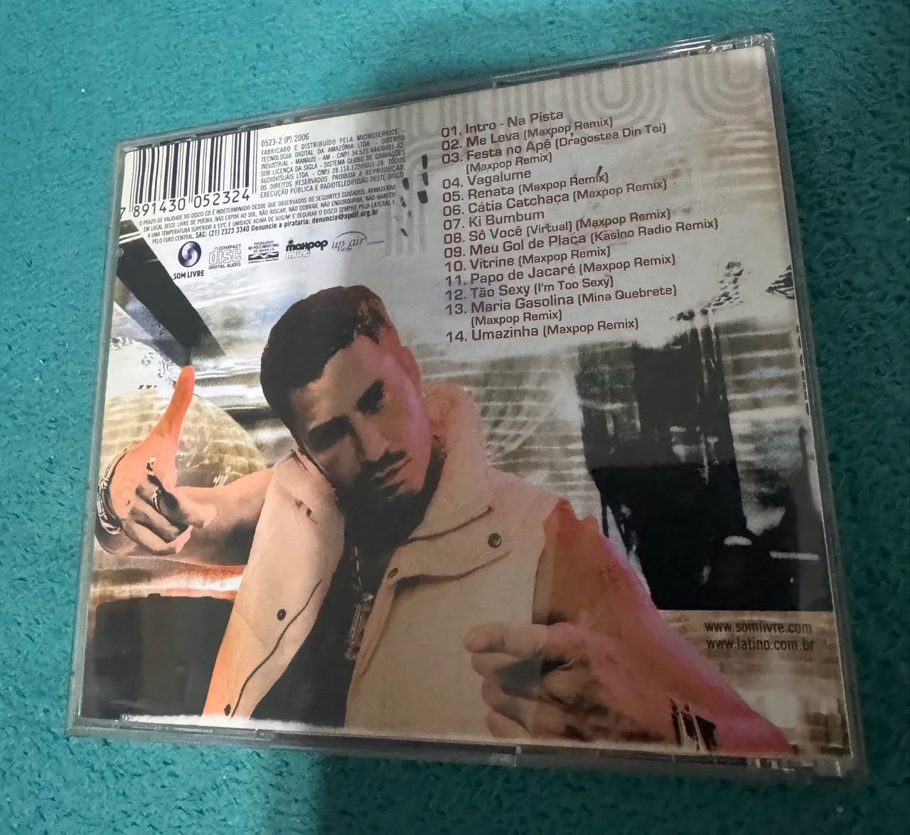 CD original Latino na Pista Remixes - Foto 2