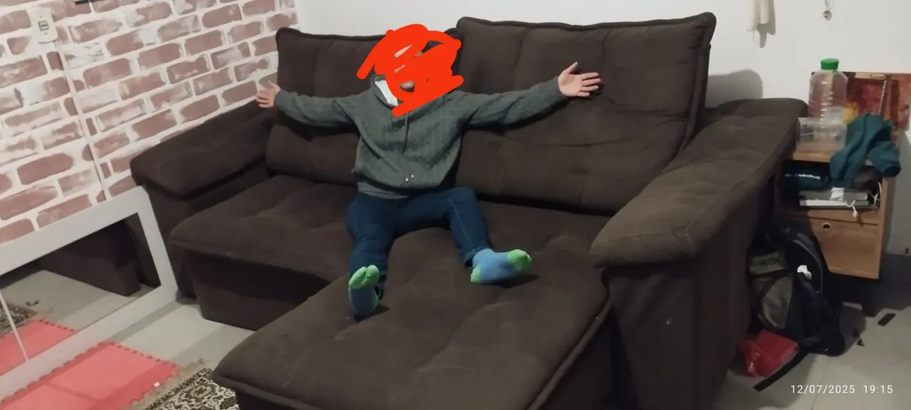 Sofá reclinável ótimo estado