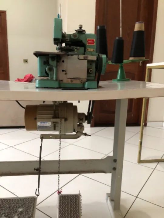 MÁQUINA DE COSTURA OVERLOQUE SEMI INDUSTRIAL  - Foto 4