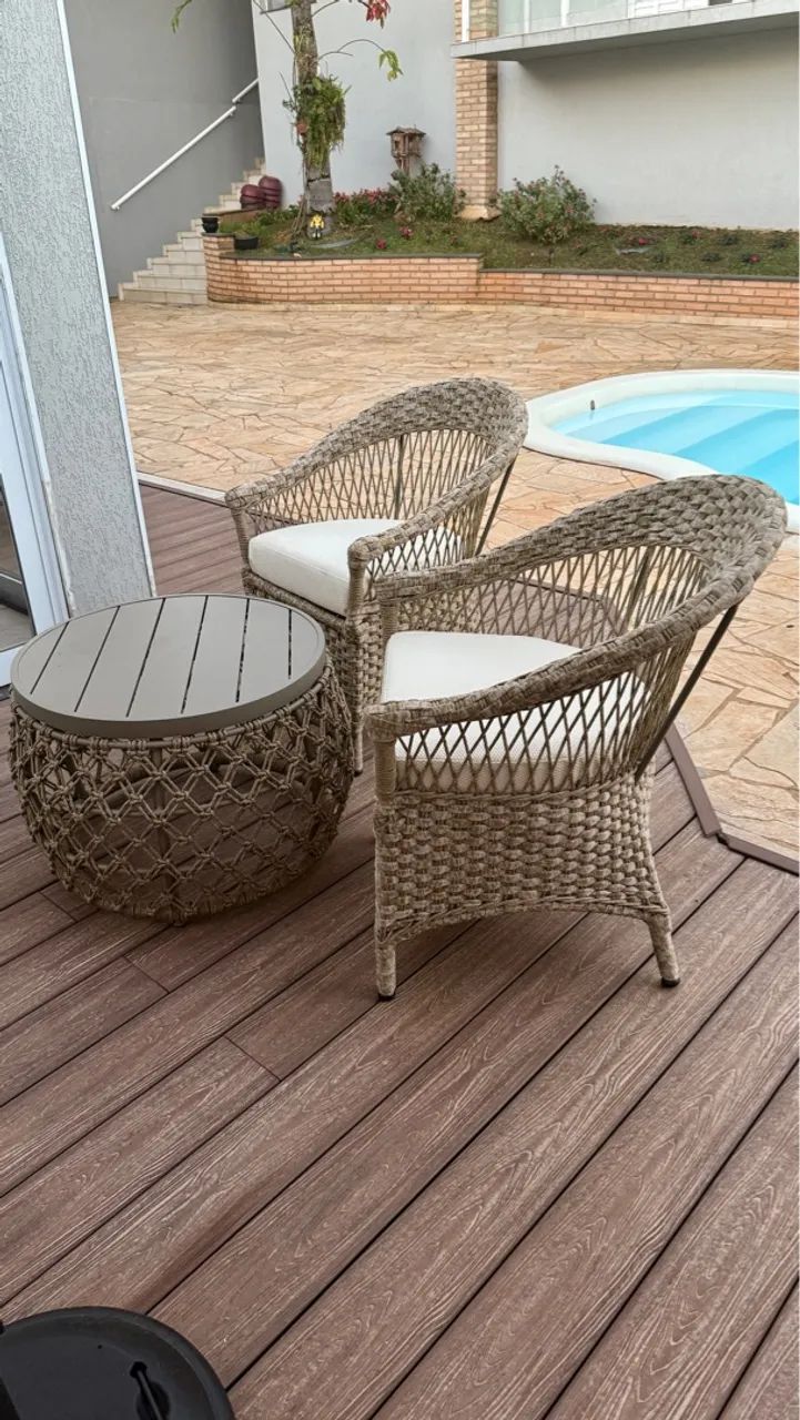 Poltronas de Jardim em tricô nautico 850 cada - Foto 3