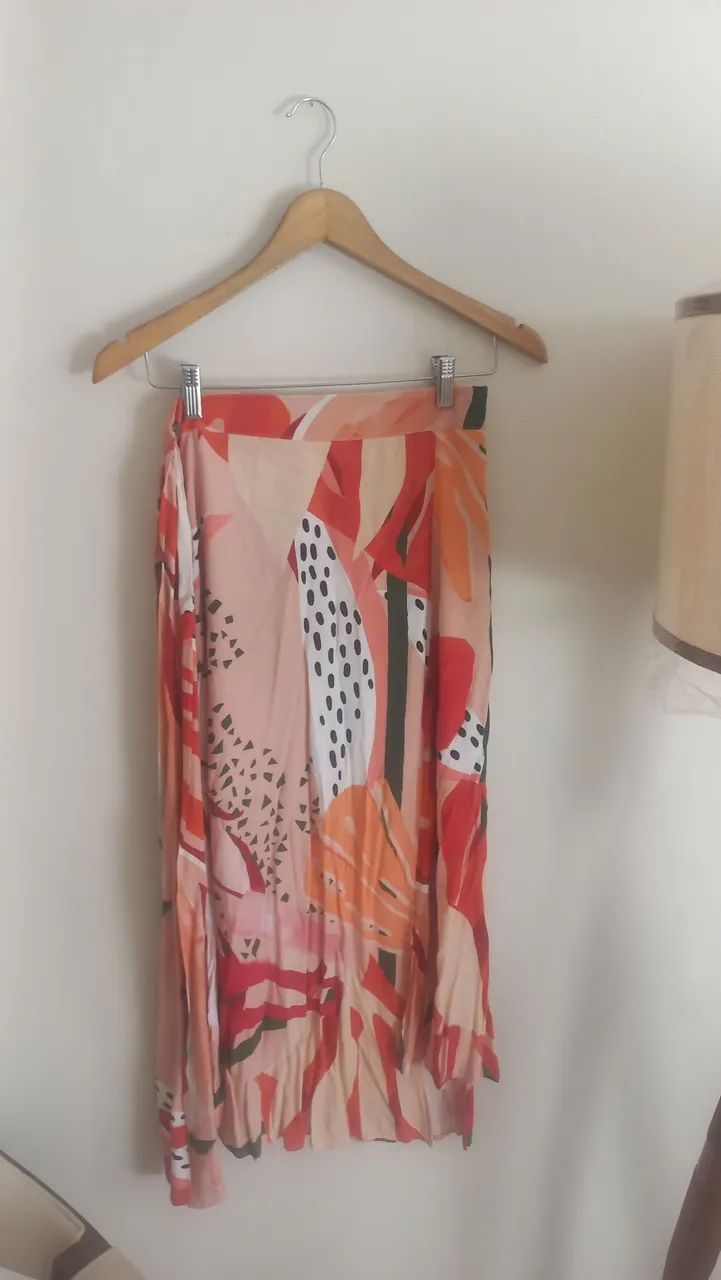 Saia longa estampa floral  - Foto 4