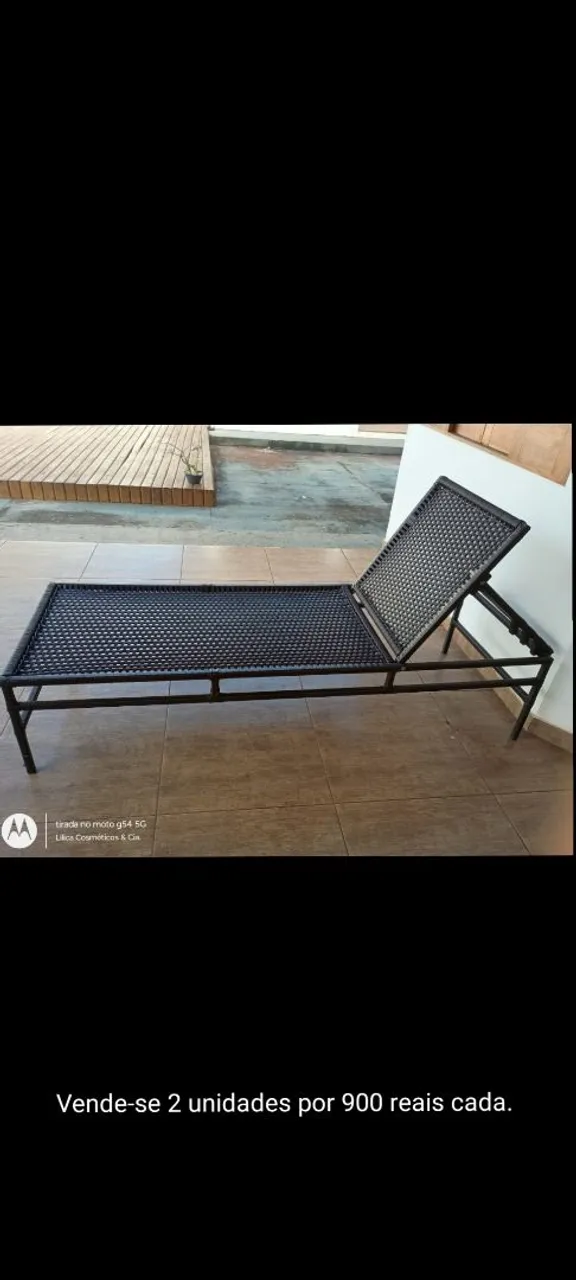 Espreguiçadeiras - R$900 cada