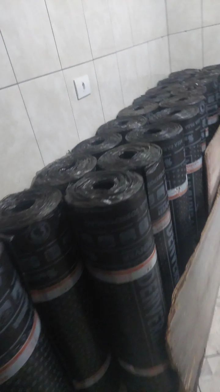 Vazamento manta asfaltica poliester 4 milimetros laje e telhados 
