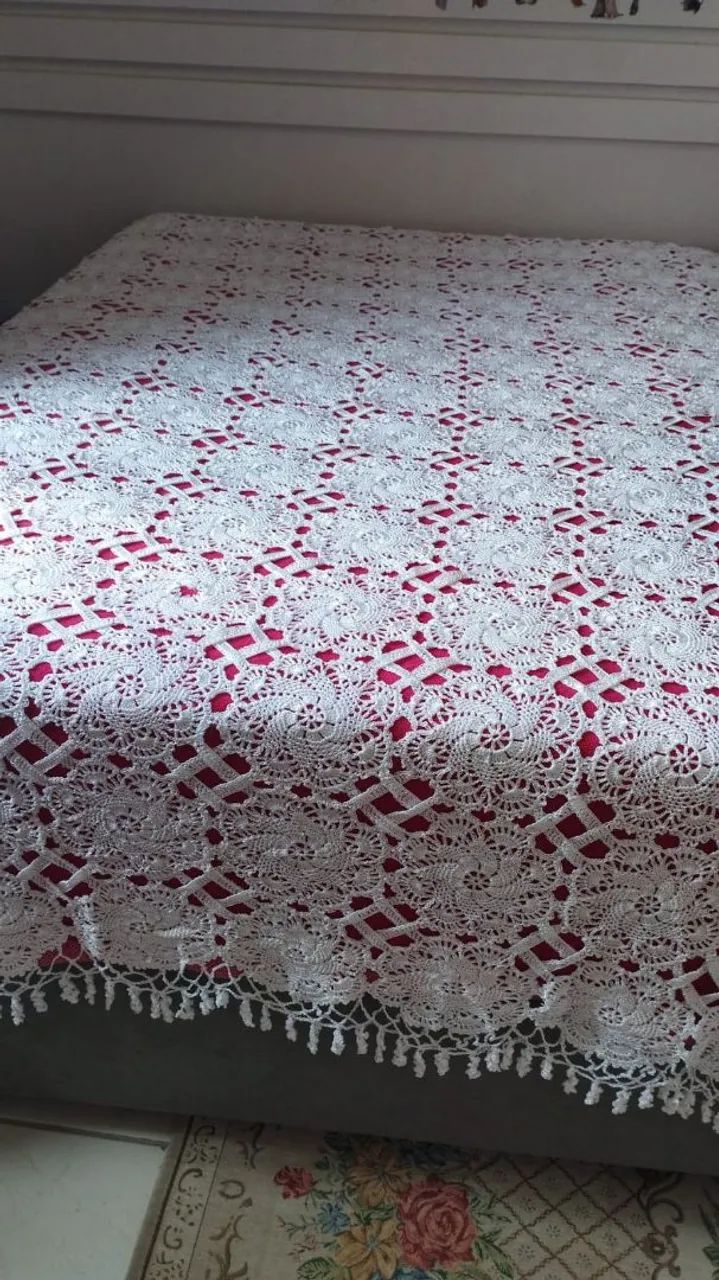 Colcha crochê 