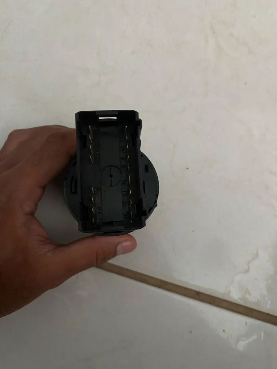 Chave de acendimento do farol VW