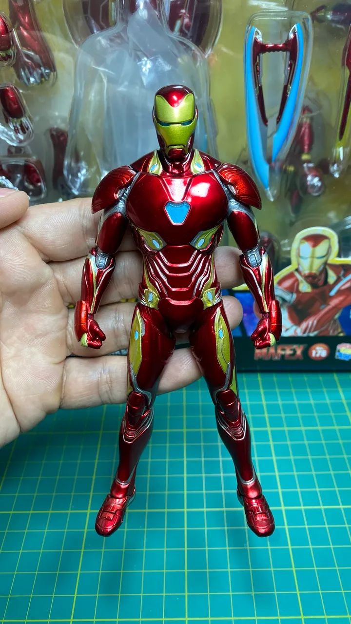 Iron Man Mark 50 Avengers IW Mafex 178 - Antiguidades - Novo