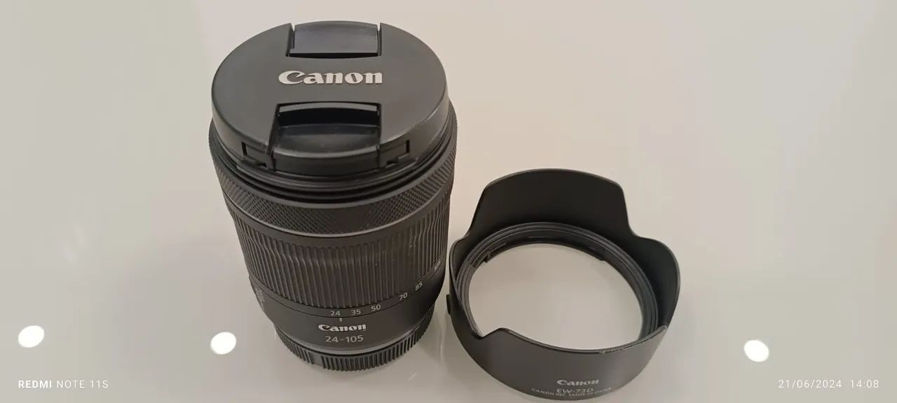 Lente Cânon RF- 24-105mm. F/4-7.1Is Stm - Foto 2