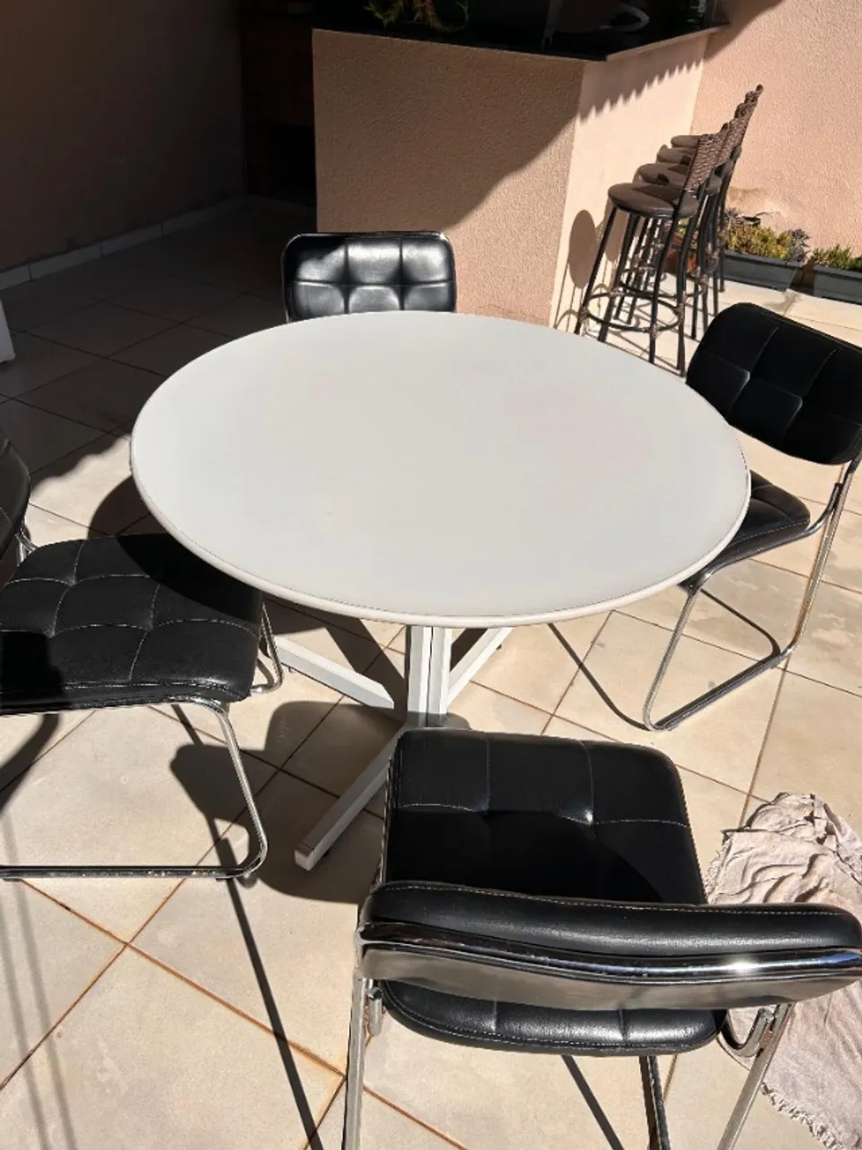 Mesa escritório redonda