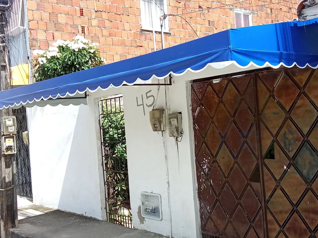 Toldo arqueado na cor azul - Foto 2