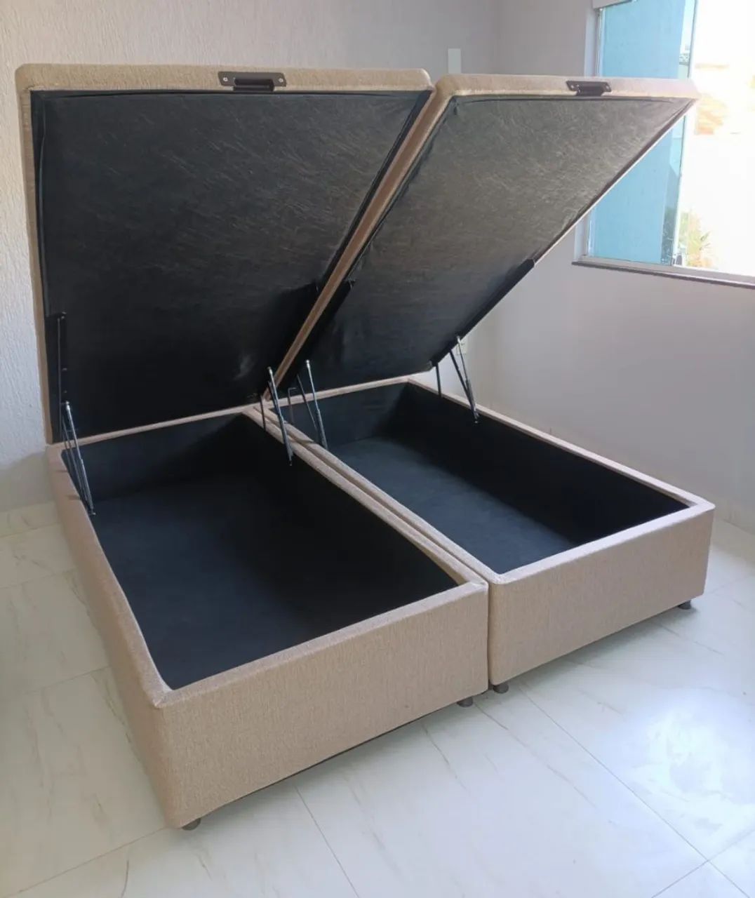 Cama box baú blindado probel super king  - Foto 2