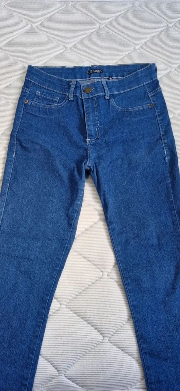 Calça jeans skinny azul