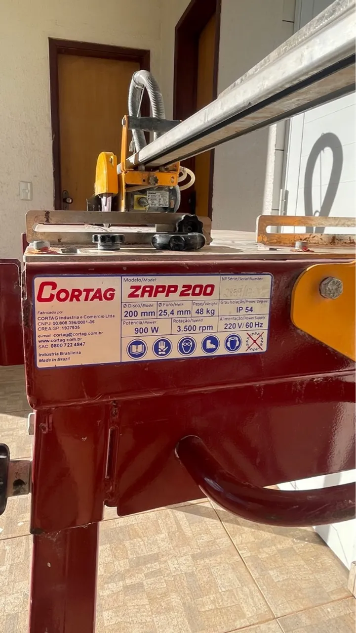 Cortag Zapp 200 - Serra Cortadora de Cerâmica