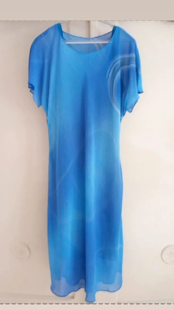 Vestido midi Oberon duplo tam 42 - Foto 5