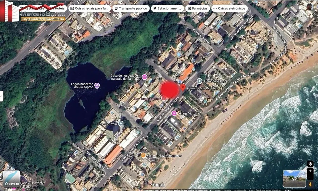 LOTE ESQUINA QUADRA MAR!