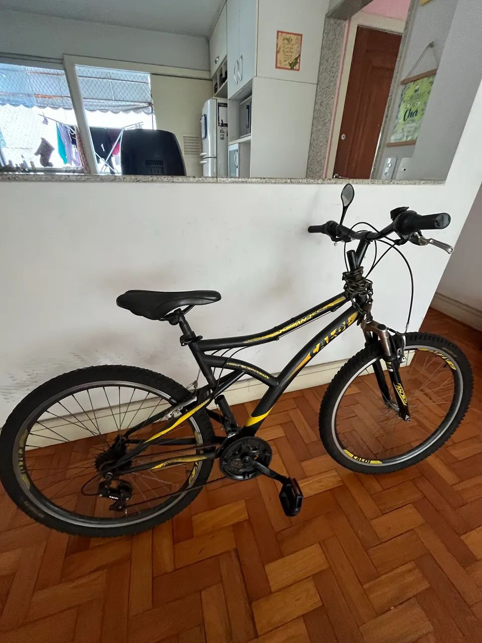 Bicicleta Caloi Andes R26 Aro 26 Preto Ciclismo Praia do Canto