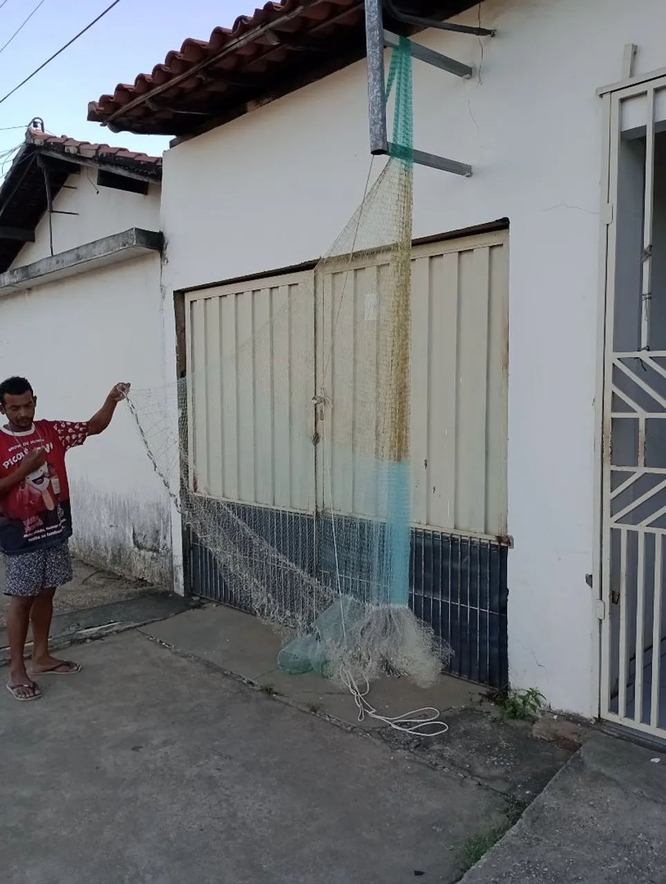 Rede de pesca - ótima para pescar!
