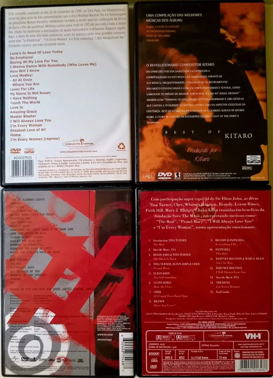4 Dvds Músicais Originais  - Foto 4