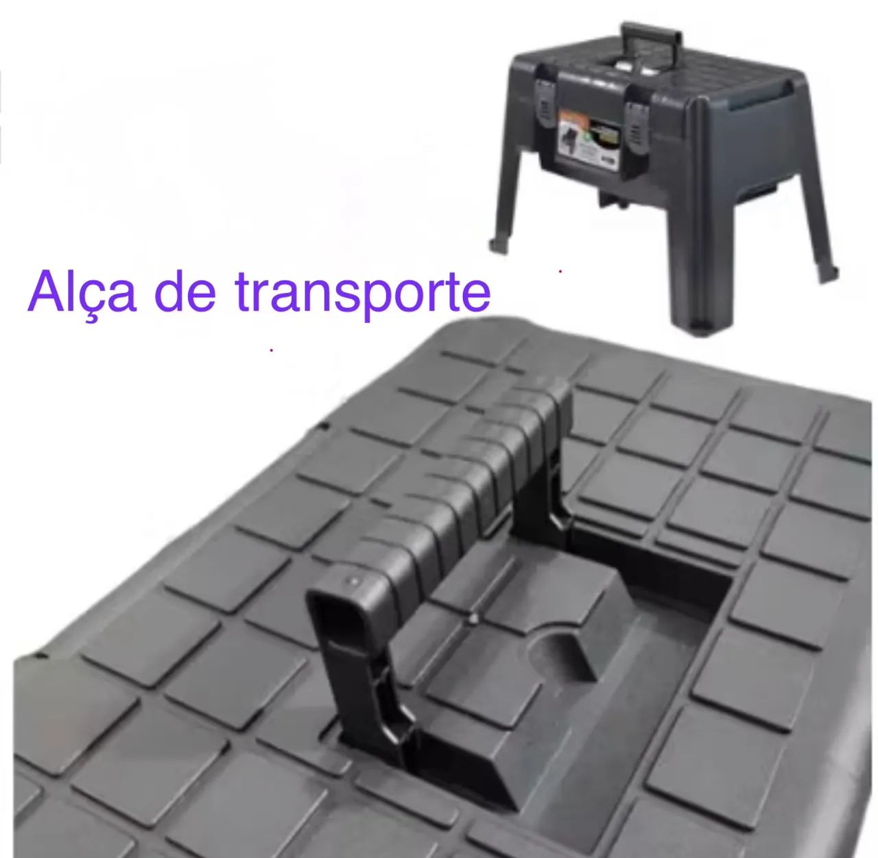 Banco Caixa Baú ferramentas Manicure Banqueta Arqplast Pescaria Praia Maleta Organizadora  - Foto 6