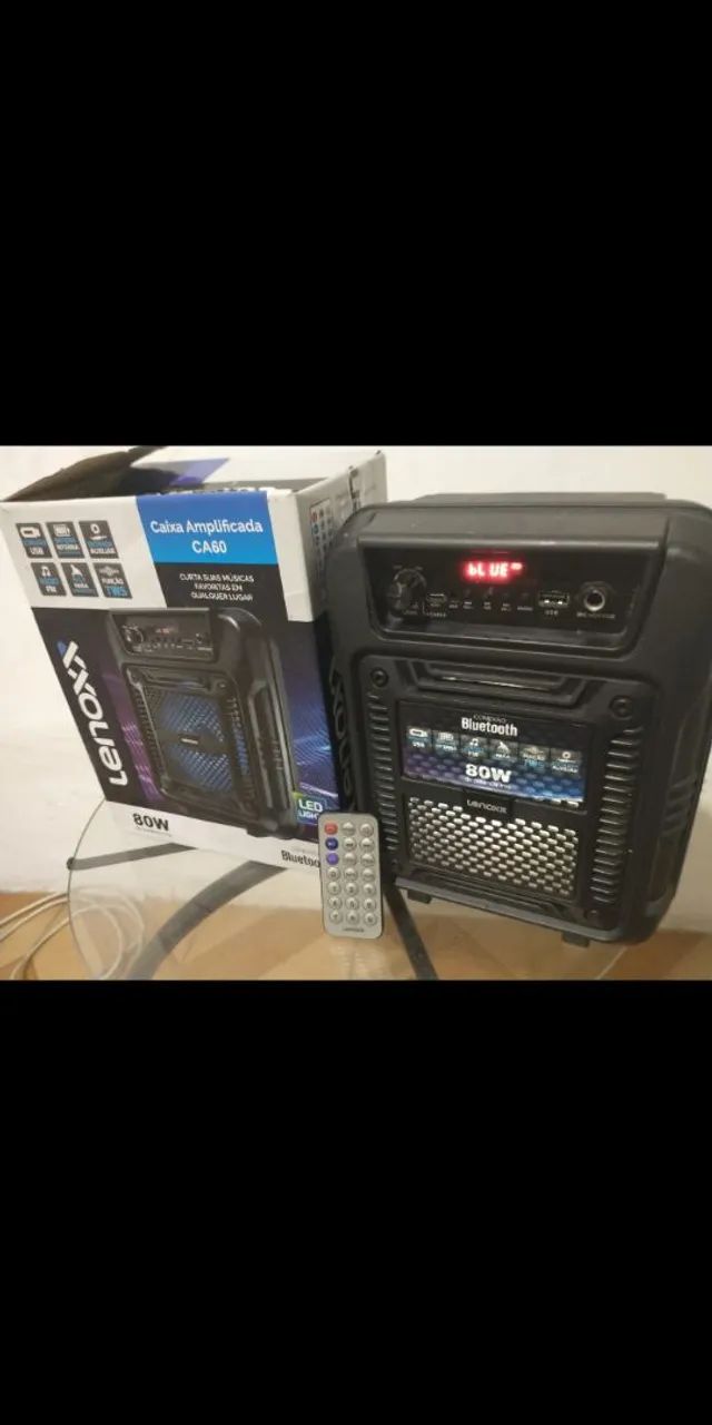 Caixa de Som Lenoxx CA60 Bluetooth 80W ( aceito Pix e cartão) - Foto 2