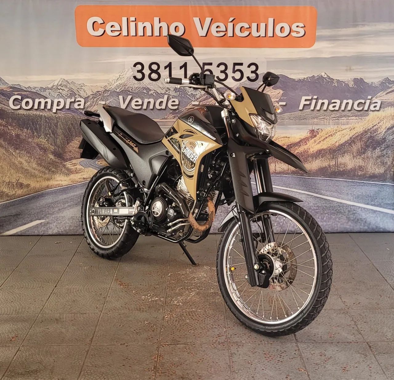 Yamaha XTZ Lander 250 - Financio em até 48x e parcelo em 21x no cartão