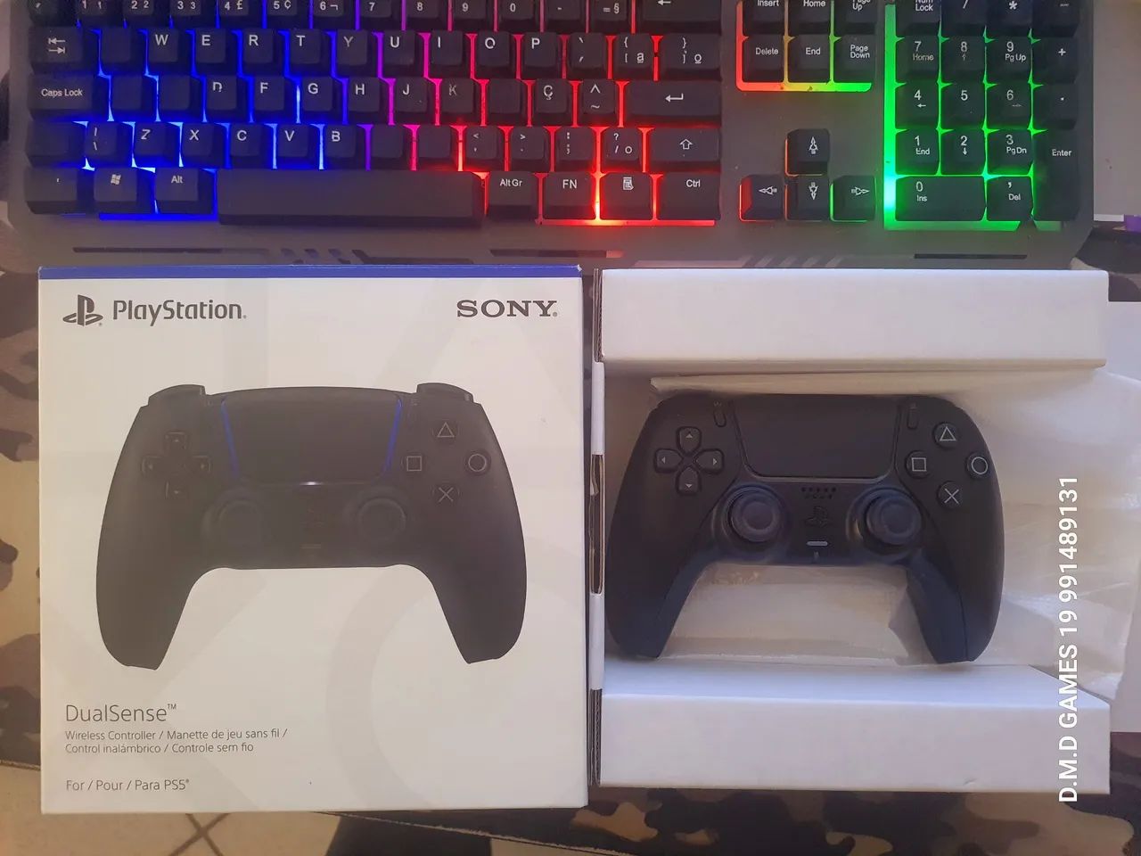 Controle DualSense para PS5 impecável  - Foto 2