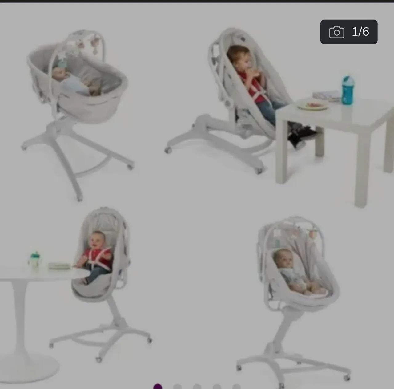 Berço chiqueirinho 4 em 1