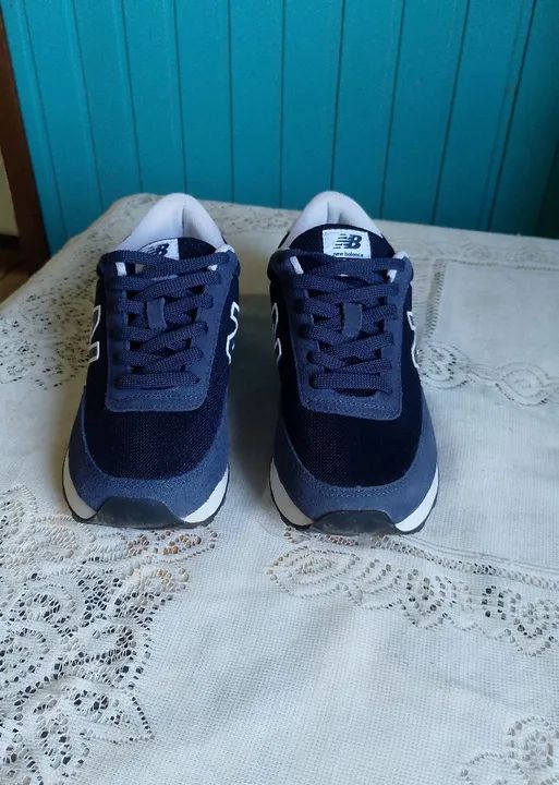 Tênis New Balance Masculino - Azul Nº 39, Semi-novo! - Foto 3