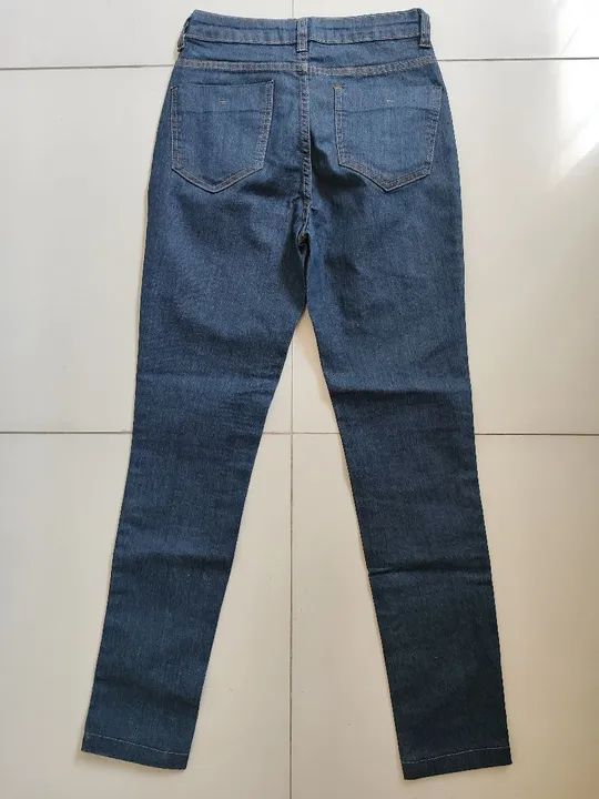 Jeans Feminino Azul - Tamanho 36 - Foto 2