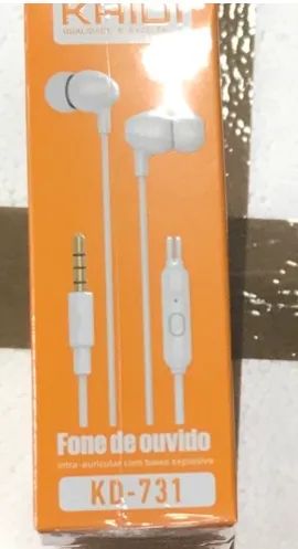 Fone De Ouvido Kaidi KD-731 Com Microfone  - Foto 2