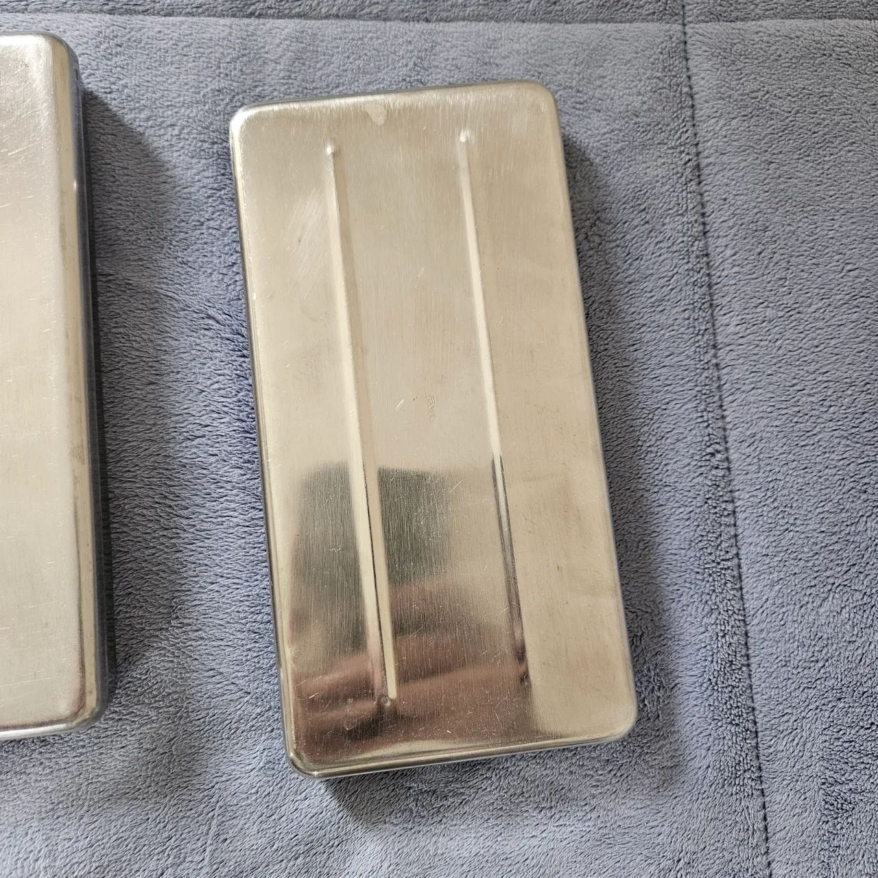 Bandeja de inox para instrumentos cirúrgicos - 20x10x3cm