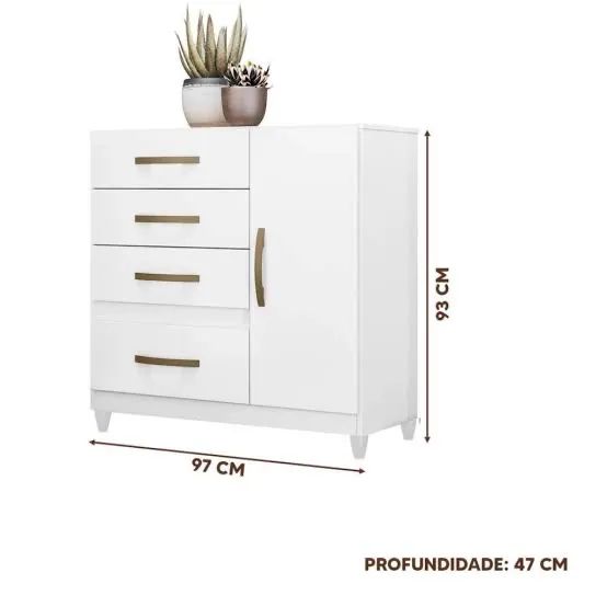 Cômoda Flex Collor 4 cores em 1 NOVA - Foto 6