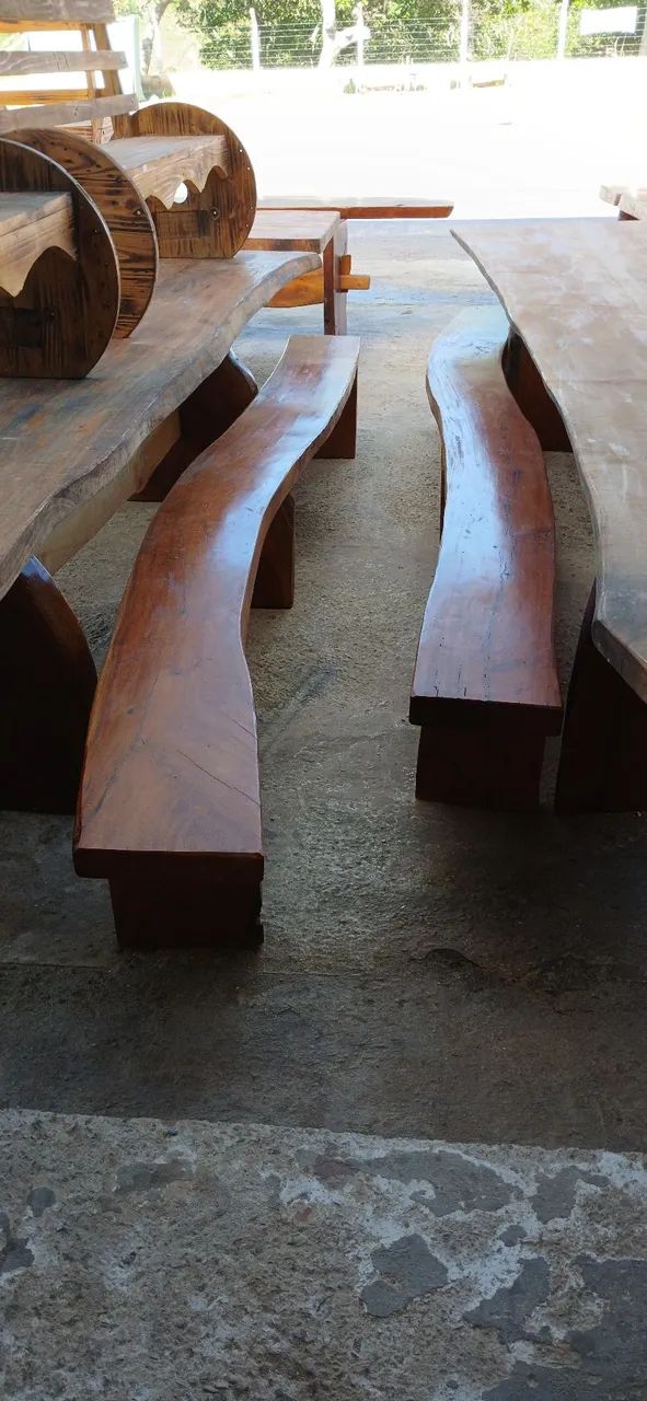 Cadeiras de madeira rústicas - Foto 2