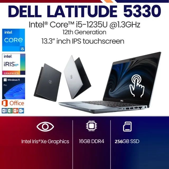 Windowsノート本体 DELL Latitude 5330 i5 16GB 256GB Office Latitude 5330 i5 Office 12世代 16GB/256GB Amazon.com: Dell