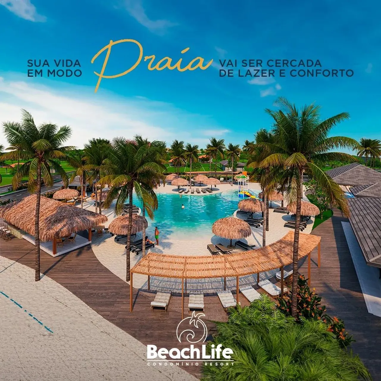 LANÇAMENTO CONDOMÍNIO BEACH LIFE - LOTES A PARTIR DE 8 X 20