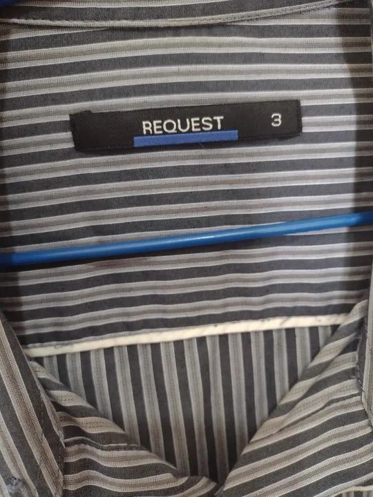 camisa casual Request, camisa esporte Request, camisa Request 3 - Foto 4