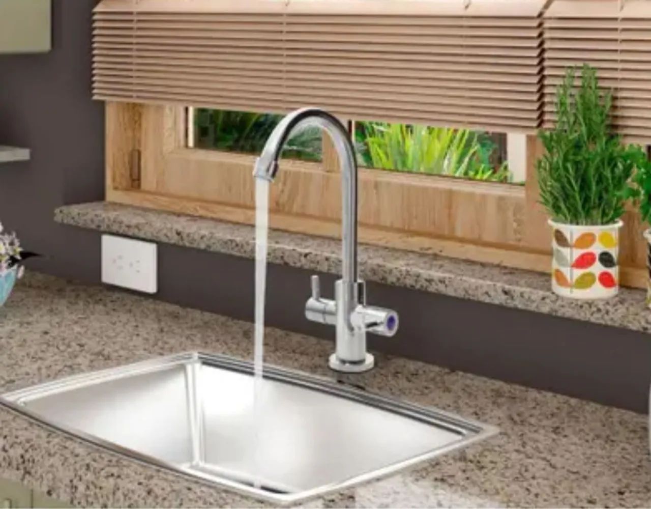 Torneira Gourmet de Mesa para Cozinha - Nell AM-6067 Cromado