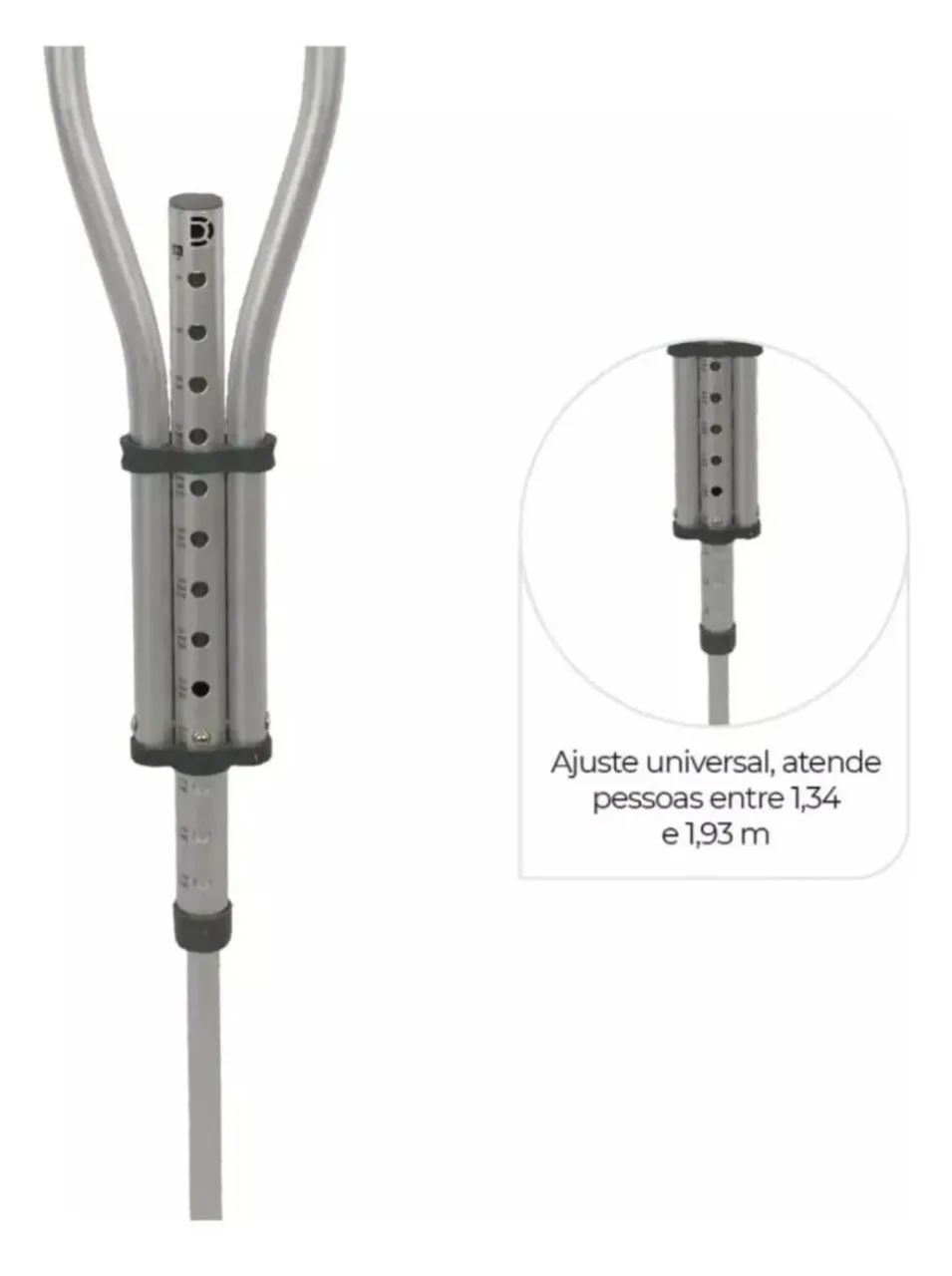 Muleta Axilar Universal Modelo D7 - Foto 4