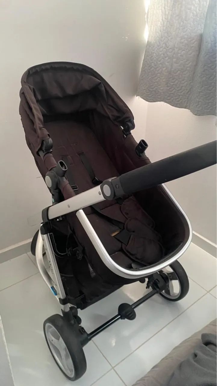 Carrinho de Bebê Safety 1st Mobi + Bebê Conforto - Conforto e Segurança para seu Bebê! - Foto 3