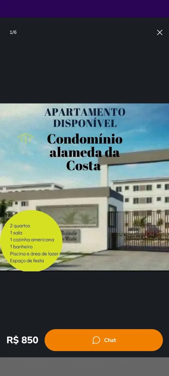 Alugo apartamento