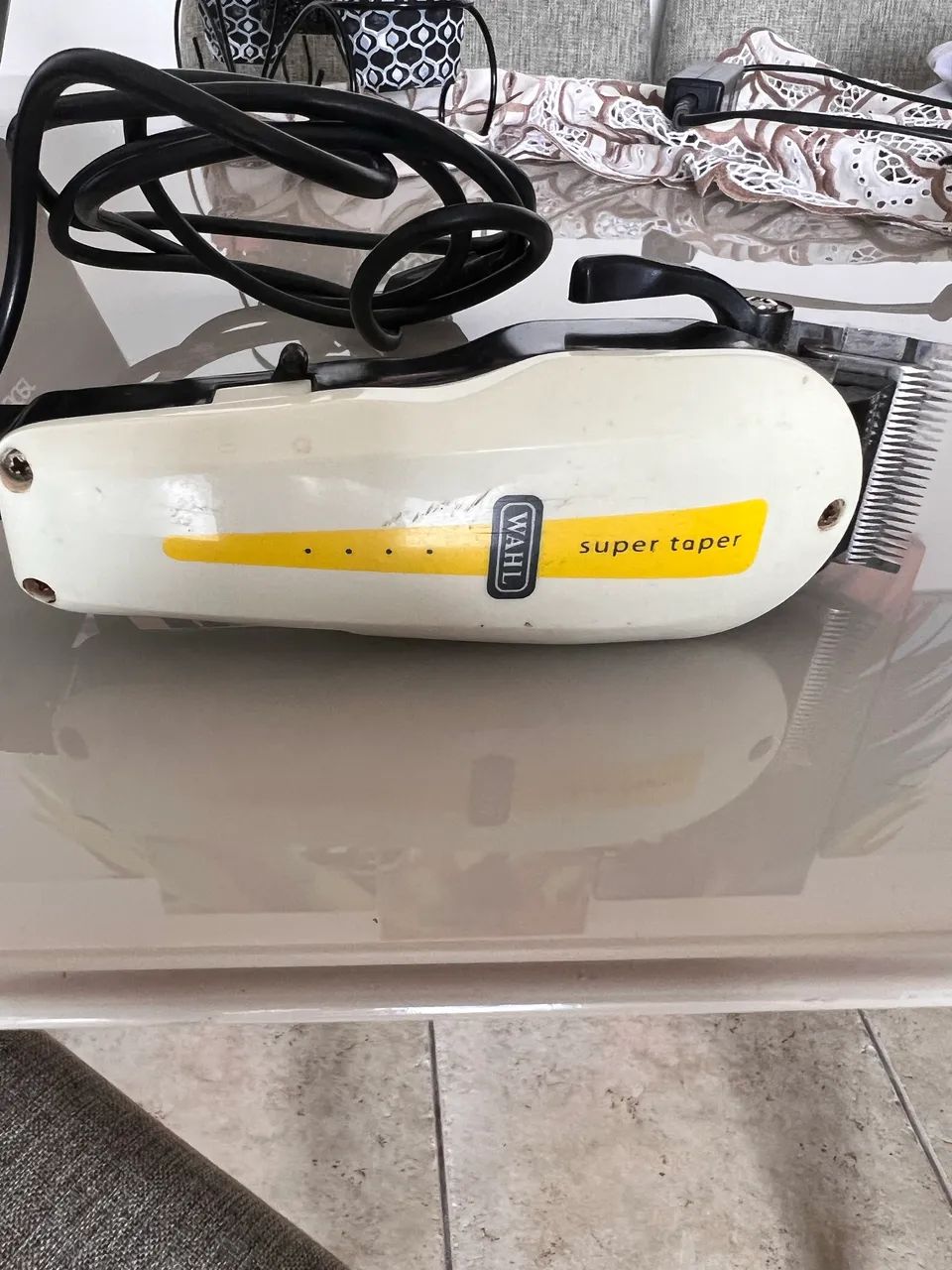 Máquina de cortar cabelo Walll Super Taper 220v - Foto 4