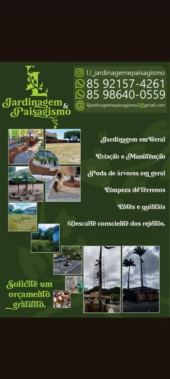 Poda de árvores , jardinagem em geral