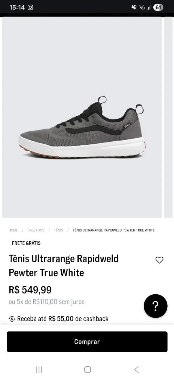 Tênis Vans n°44 NOVO