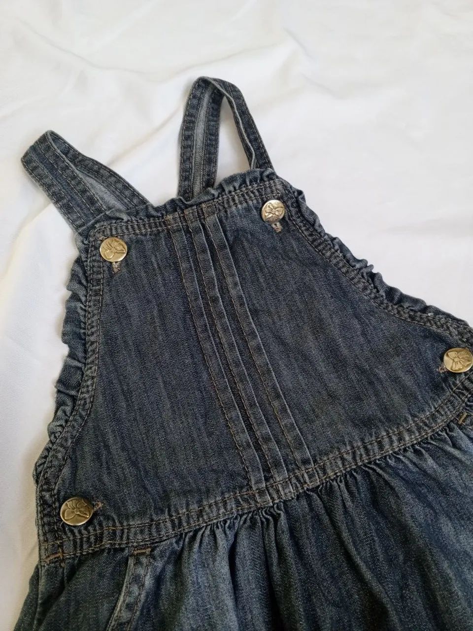 Vestido jeans infantil - Foto 2