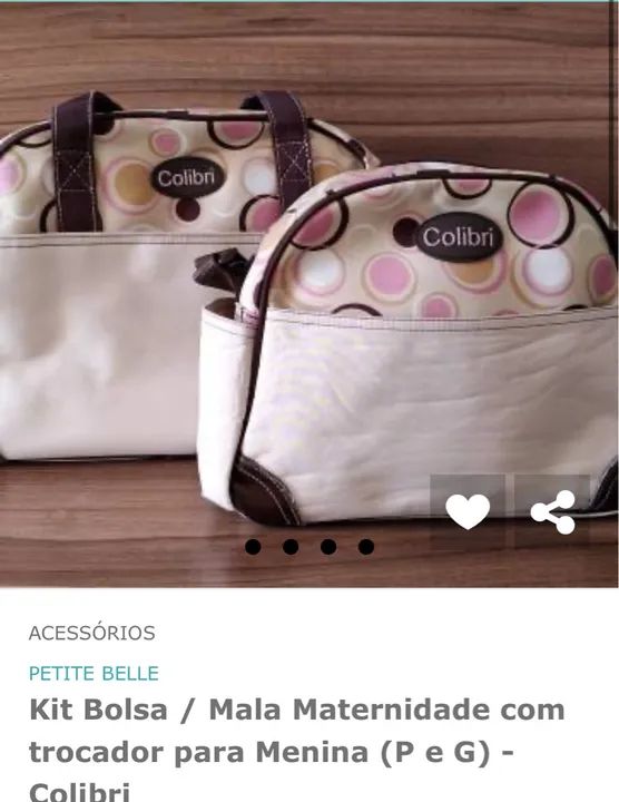 Bolsa de bebê - Usada em ótimo estado - Foto 2