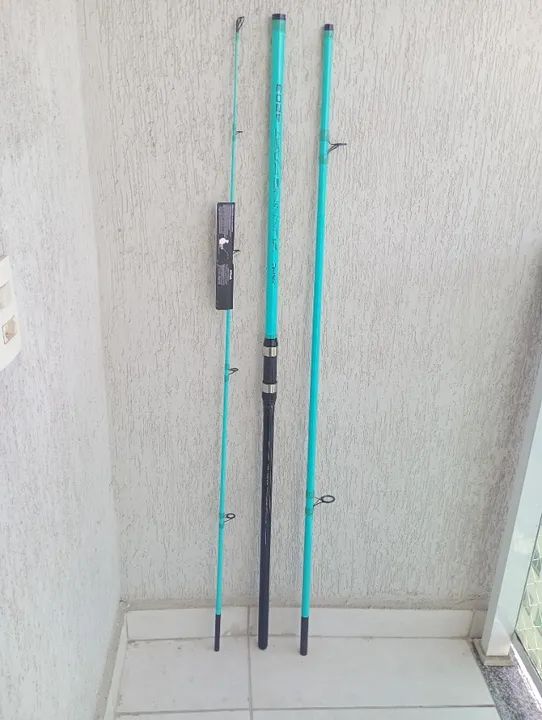 Linda Vara de Pesca Nunca Usada com 4,20 mts - Foto 4
